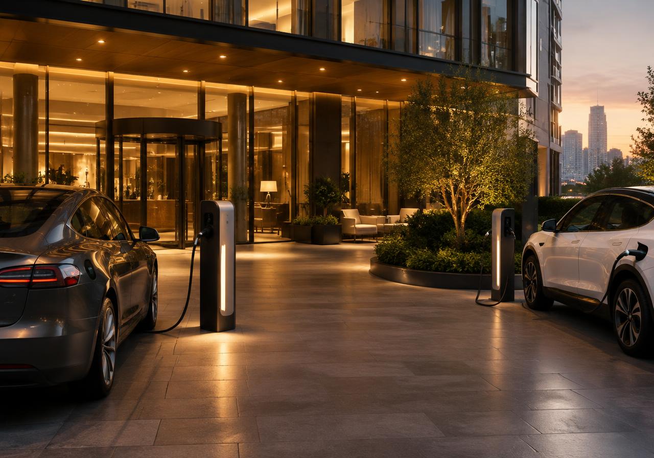 City Boutique Hotel with EV charging