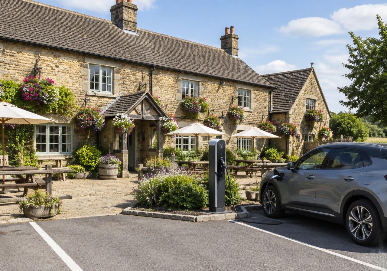 Village Pub & Restaurant with EV charging