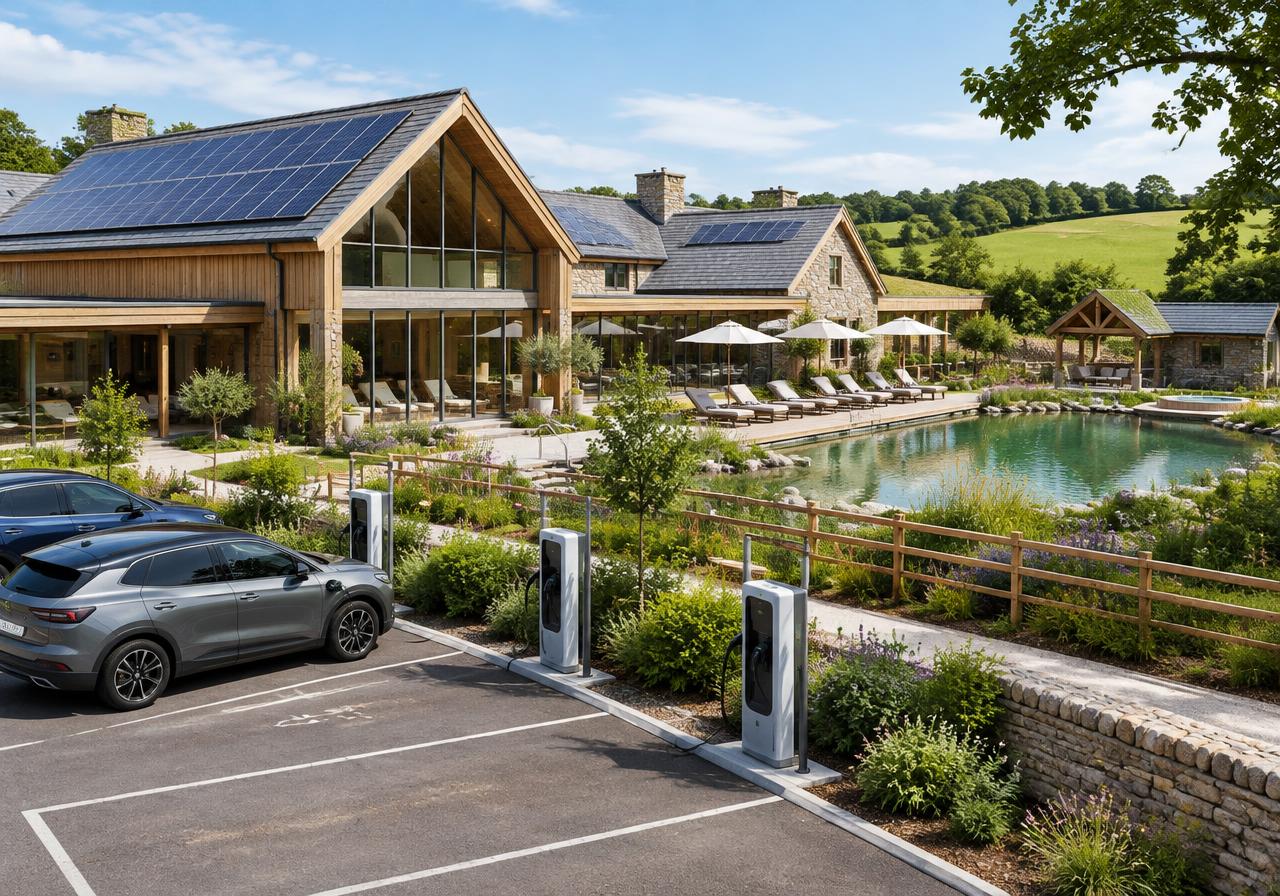 Spa & Leisure Resort with EV charging